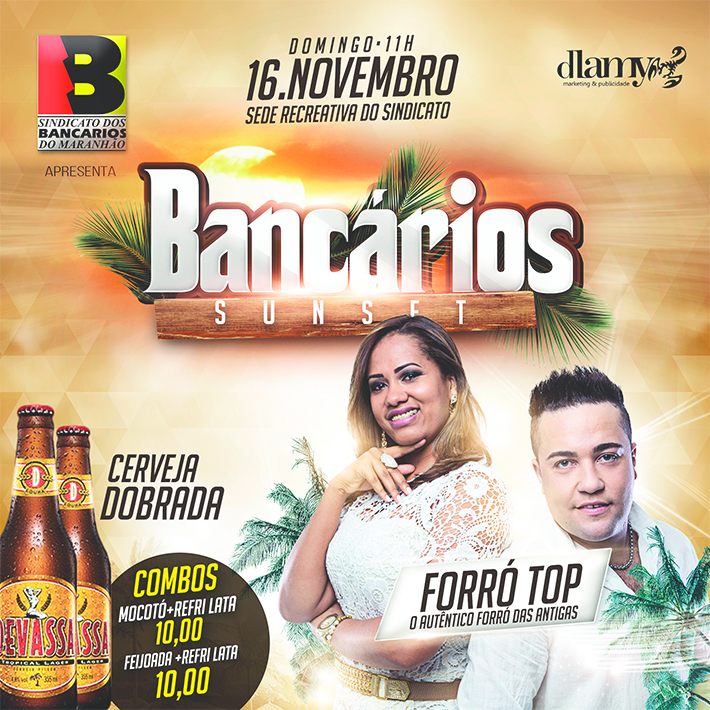 Festa banc&aacute;rios Sunset